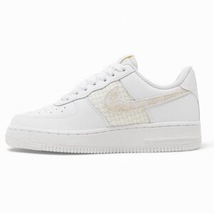 Nike Air Force 1 Low Sail Lemon Wash Women's 9.5 White/Flower Sneakers Low Top